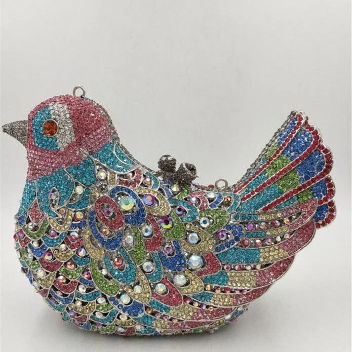 Morning Bird Crystal Evening Clutch - Glova