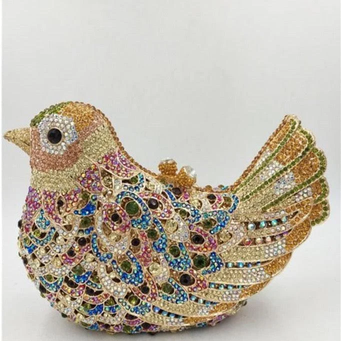 Morning Bird Crystal Evening Clutch - Glova