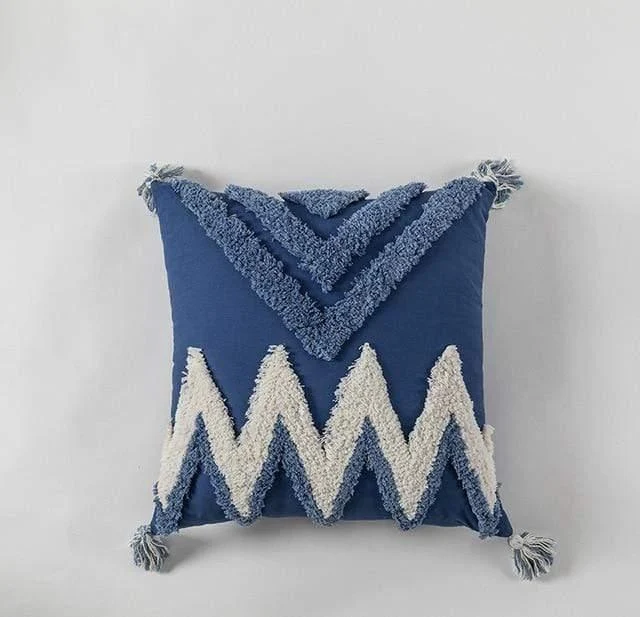 Moroccan Tassel Cushion Cover - Glova