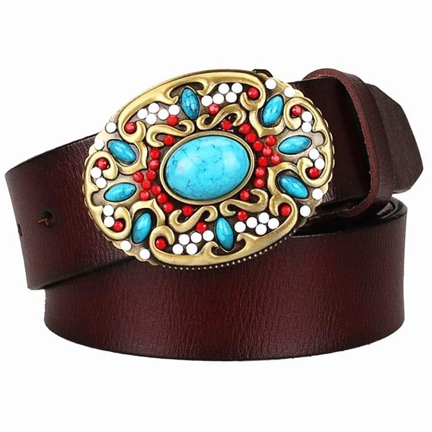 Mosaic Turquoise Mosqueta Belt - Glova