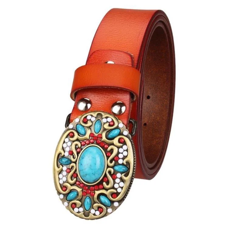 Mosaic Turquoise Mosqueta Belt - Glova