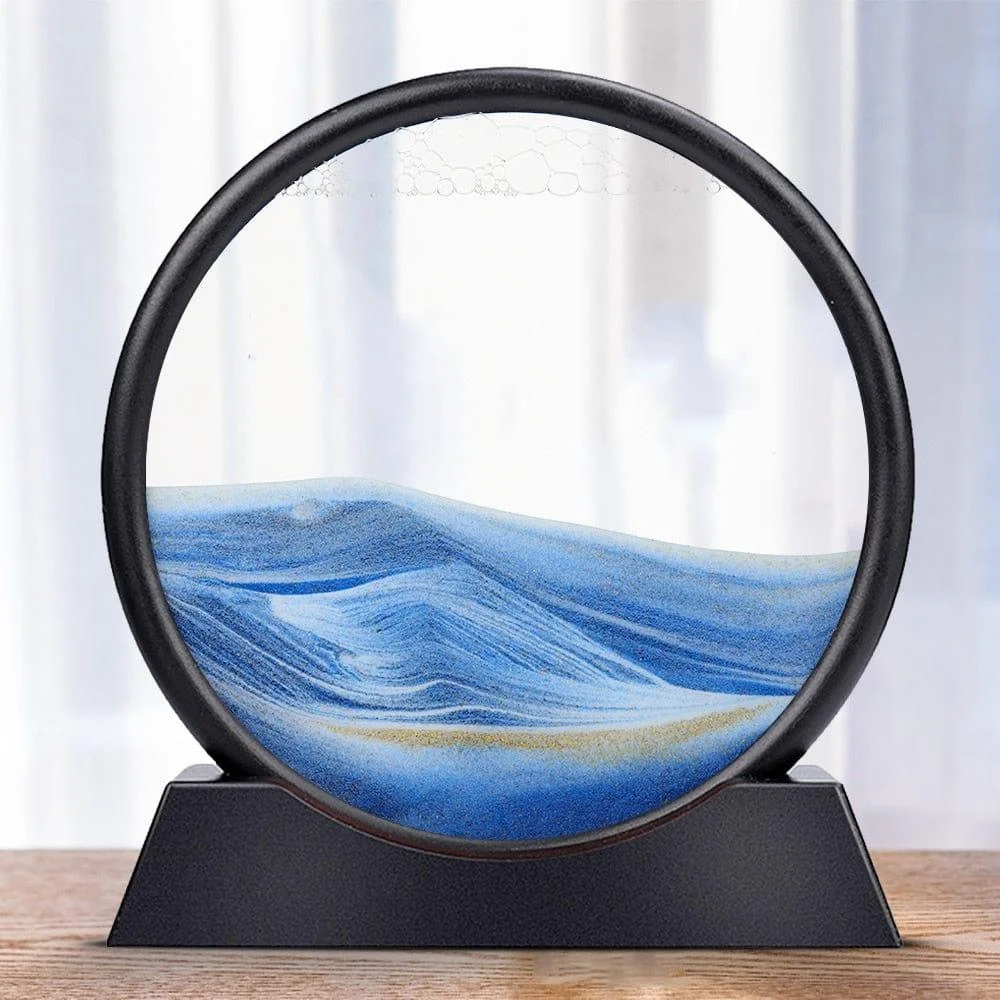 Moving Sand Glass Art - Glova