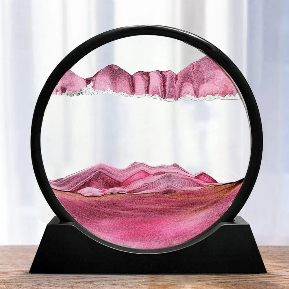 Moving Sand Glass Art - Glova