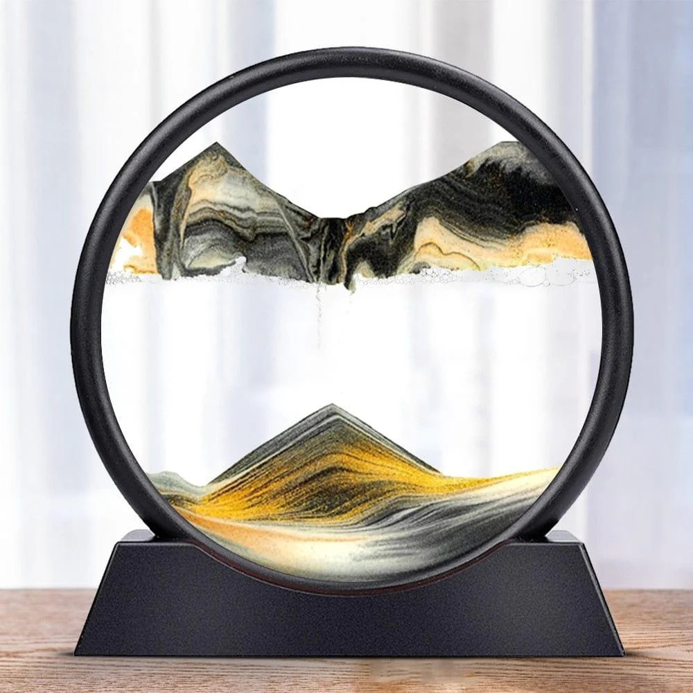 Moving Sand Glass Art - Glova