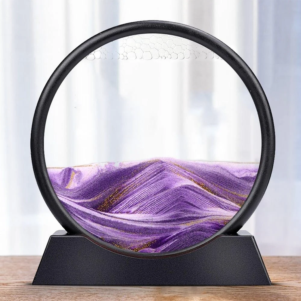 Moving Sand Glass Art - Glova