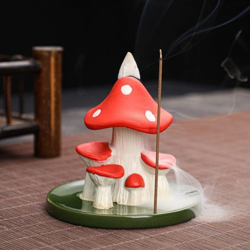 Mushroom Backflow Incense Burner - Glova