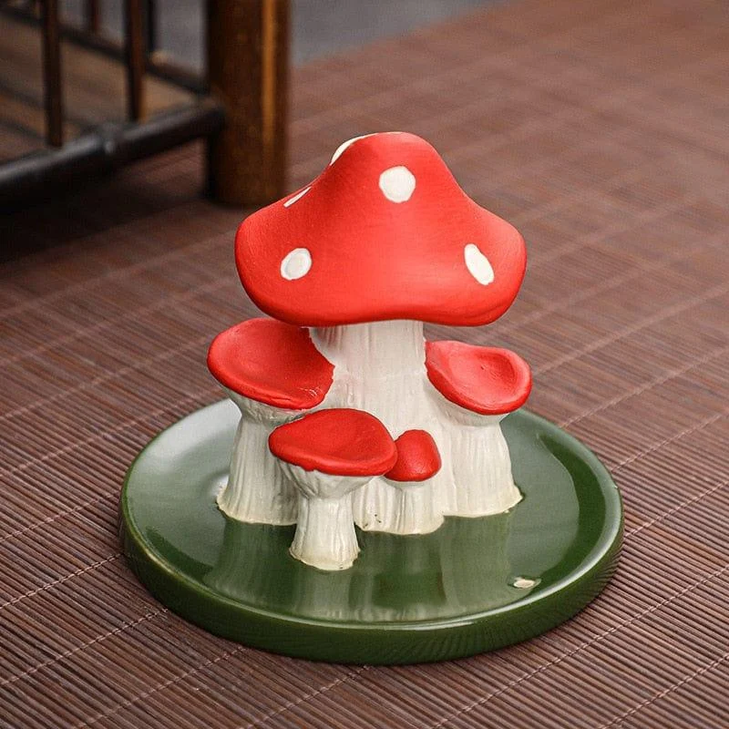 Mushroom Backflow Incense Burner - Glova