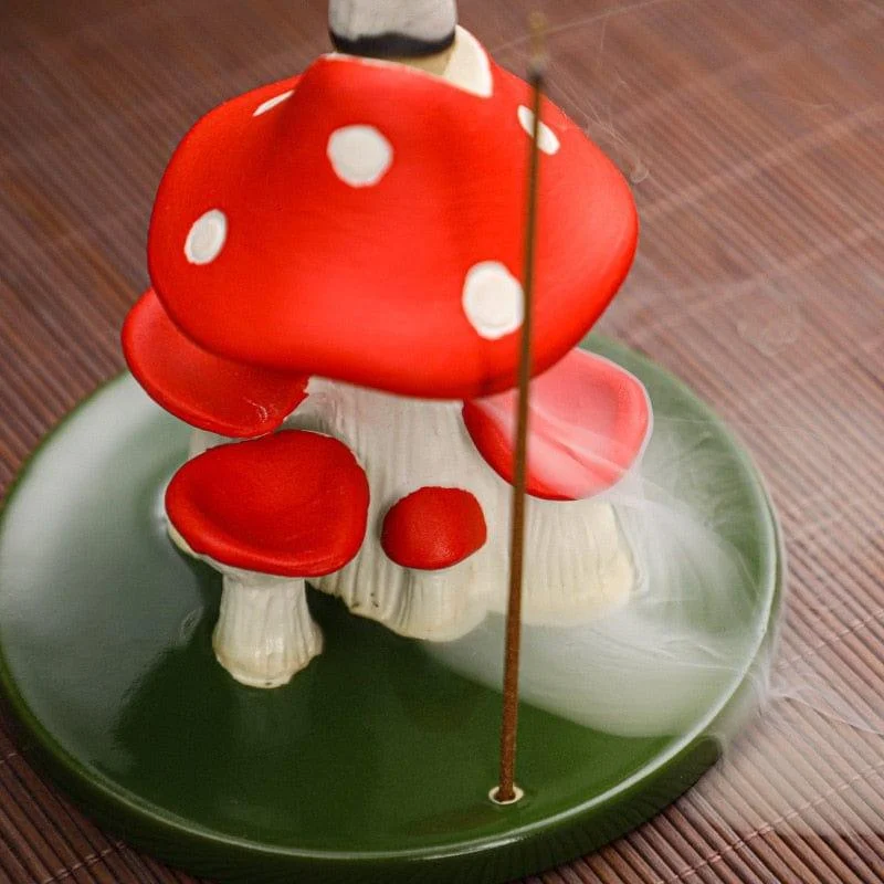 Mushroom Backflow Incense Burner - Glova