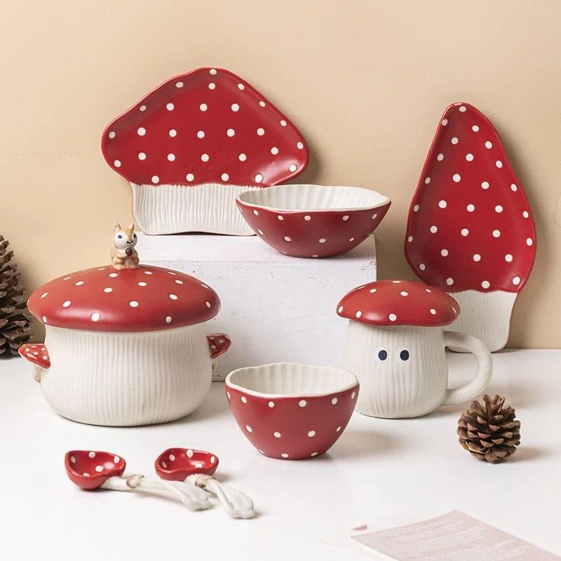 Mushroom Dinnerware Set - Glova