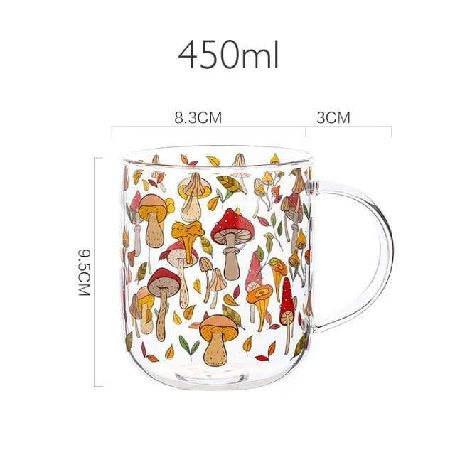 Mushroom Glass Mug - Glova