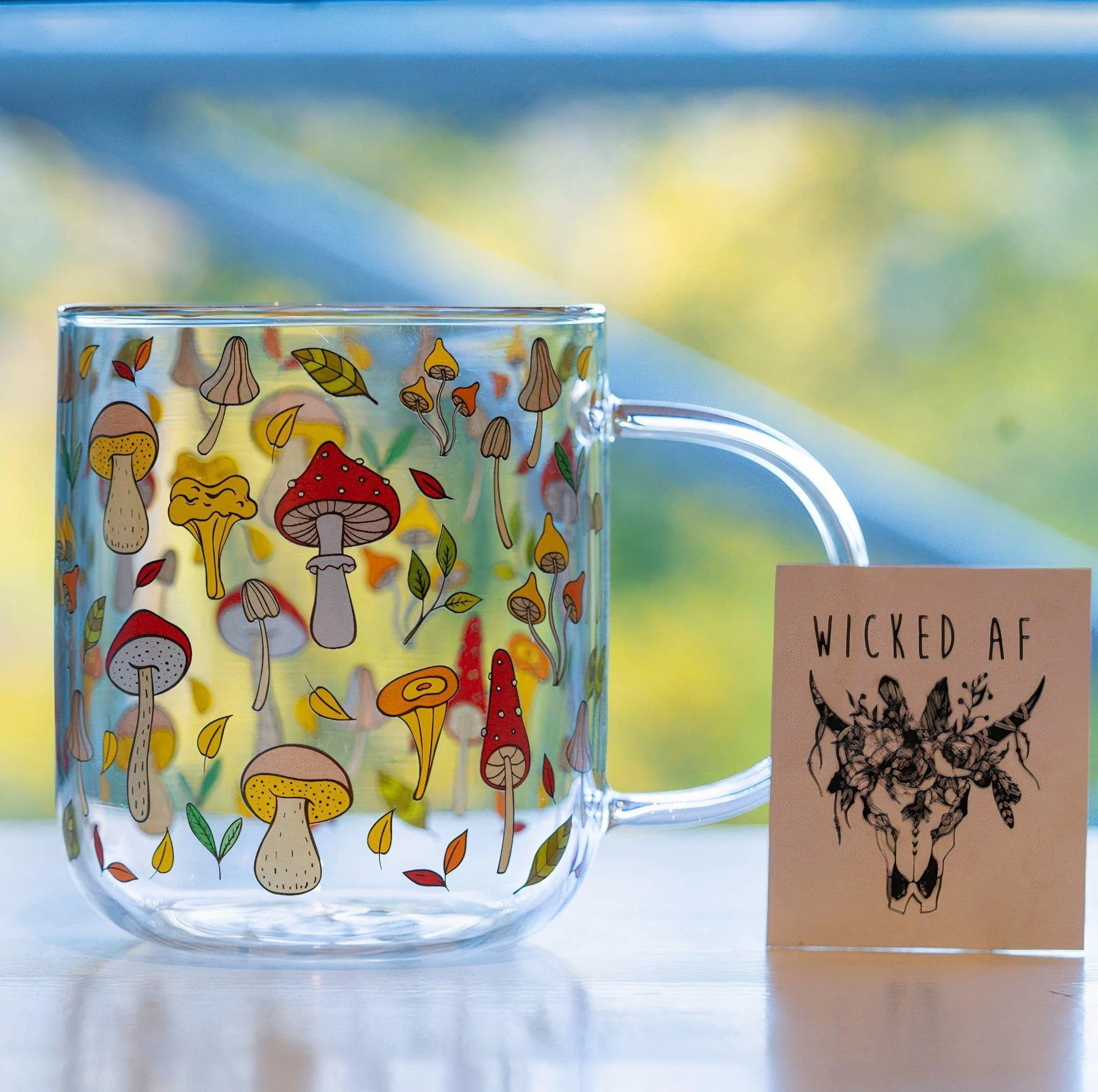 Mushroom Glass Mug - Glova