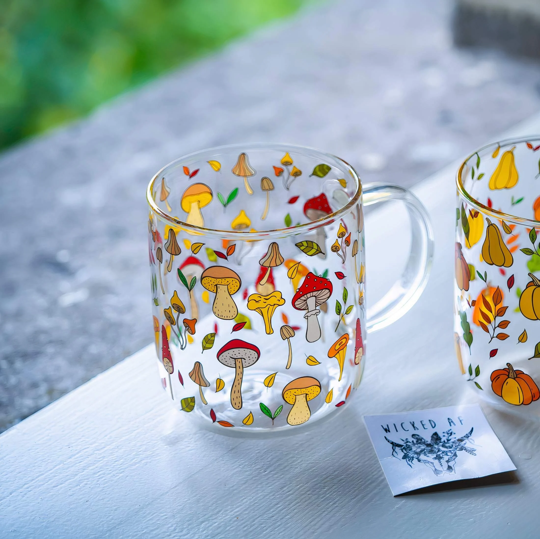 Mushroom Glass Mug - Glova