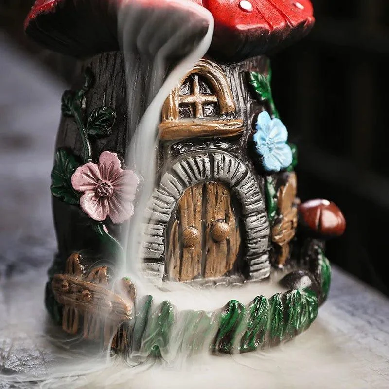 Mushroom House Incense Burner - Glova