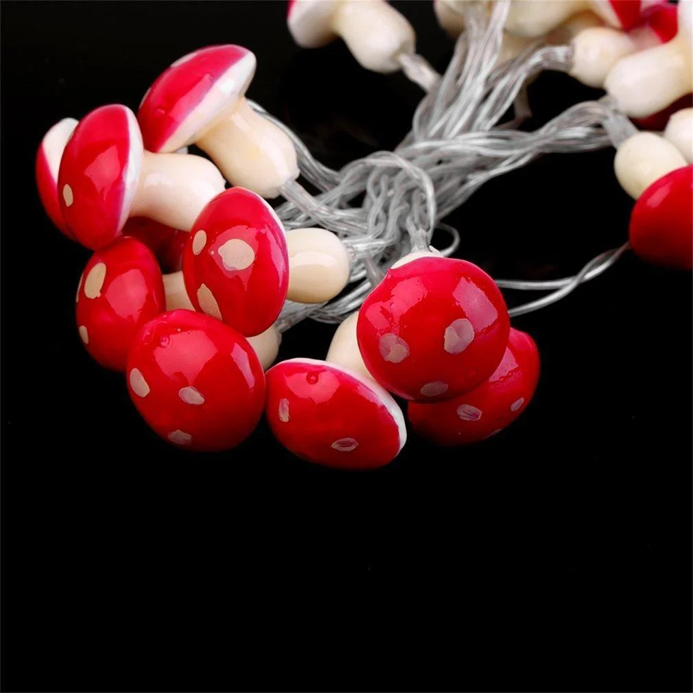 Mushroom Shaped Fairy Lights Decor - Glova