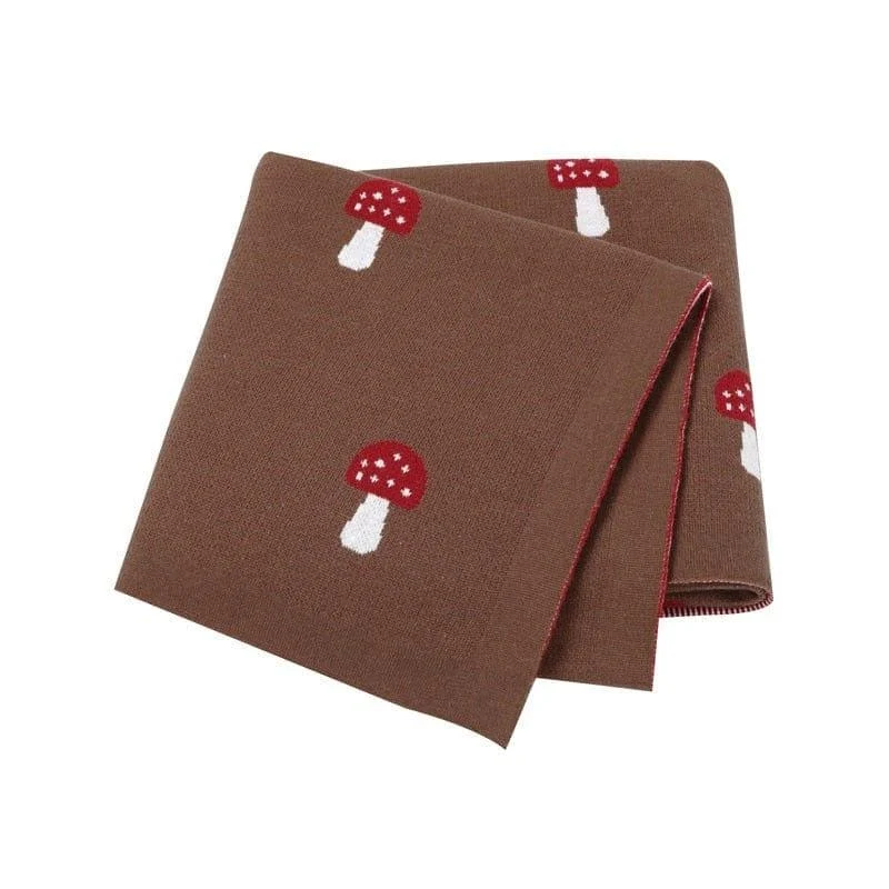 Mushroom Toddler Blanket - Glova