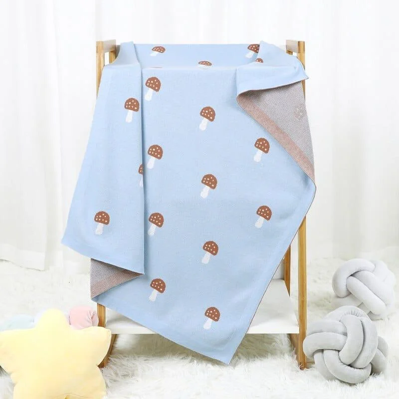 Mushroom Toddler Blanket - Glova