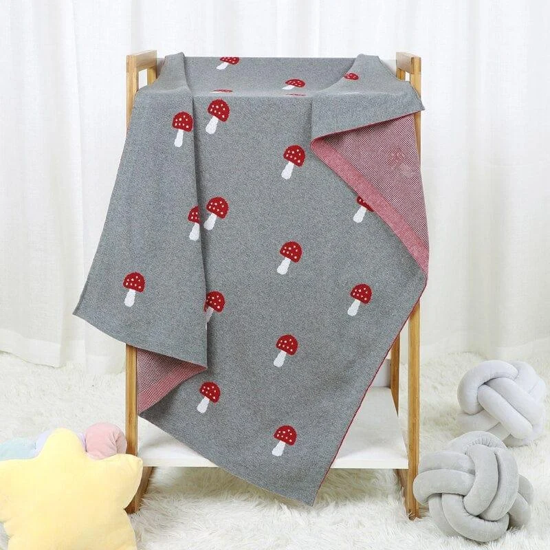 Mushroom Toddler Blanket - Glova