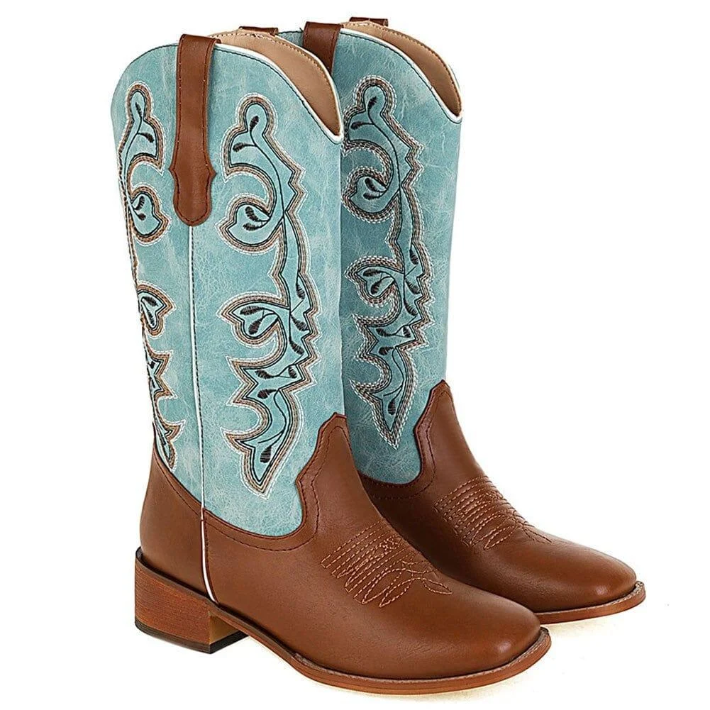 My Blue Heaven Cowboy Boots - Glova