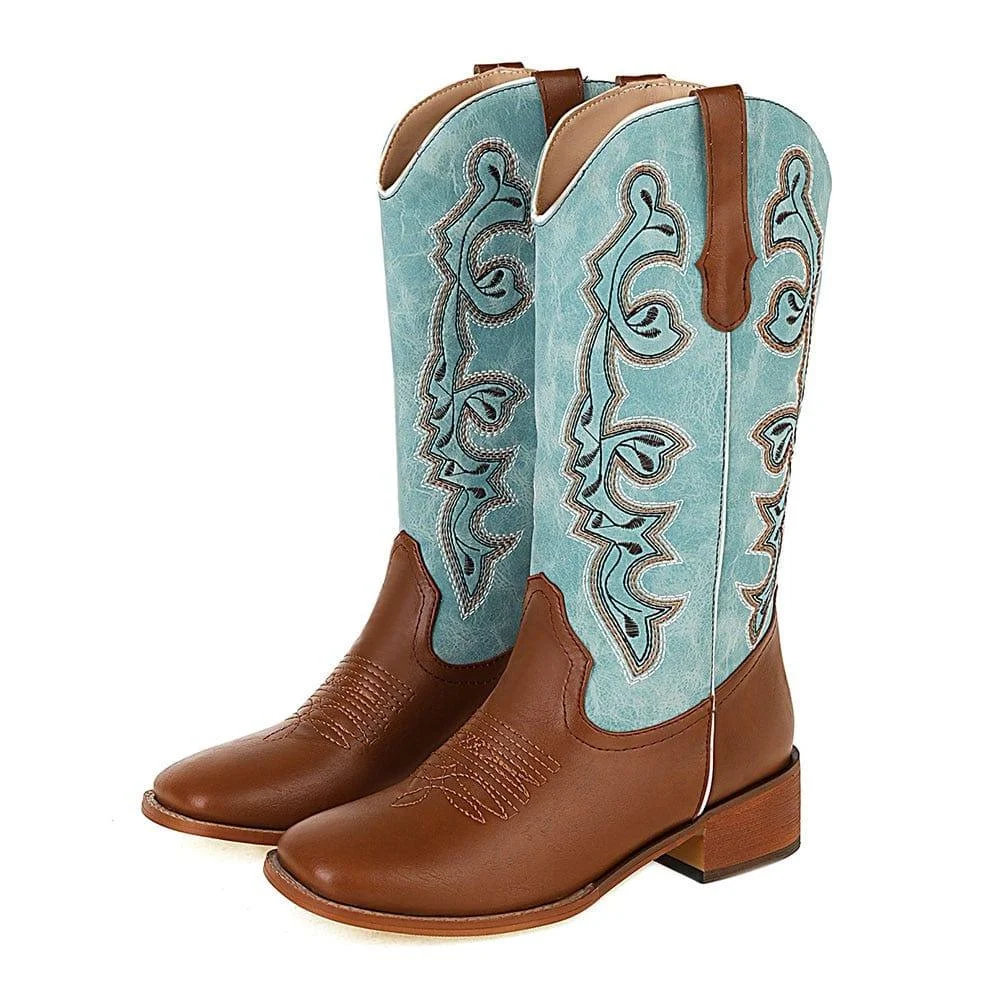 My Blue Heaven Cowboy Boots - Glova