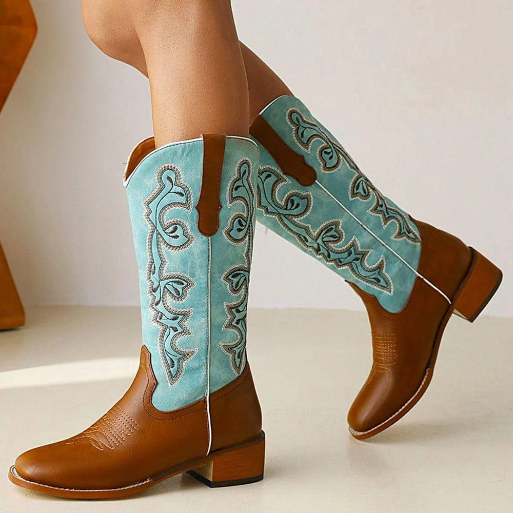 My Blue Heaven Cowboy Boots - Glova