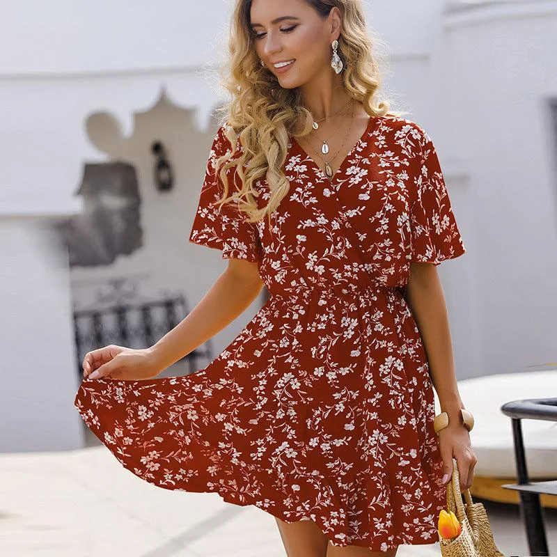 Myrto Boho Mini Dress - Glova