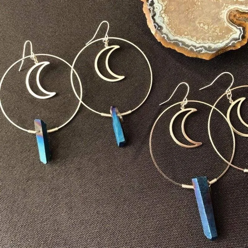 Mystery Of The Moon Earrings - Glova