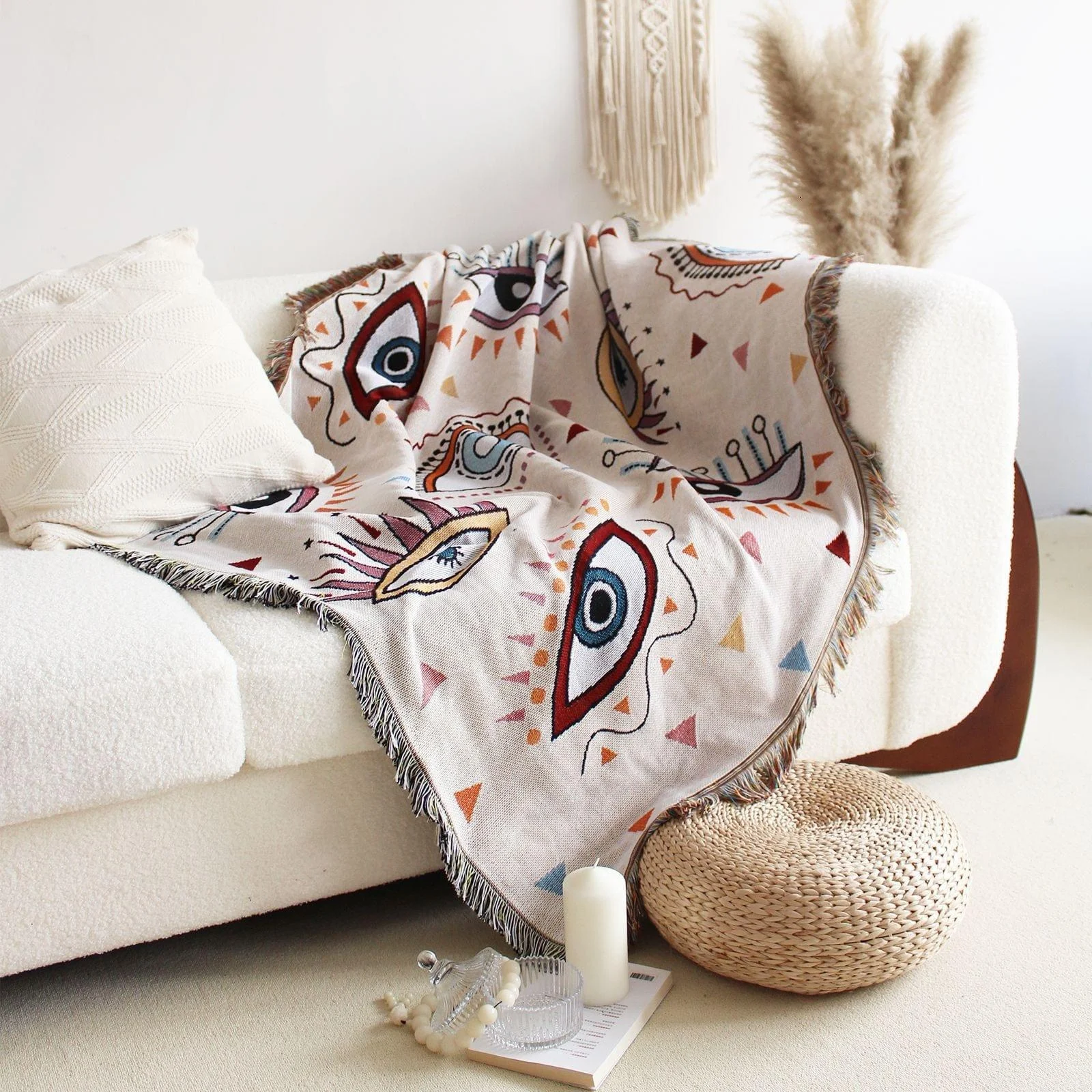 Mystic Evil Eye Throw Blanket - Glova