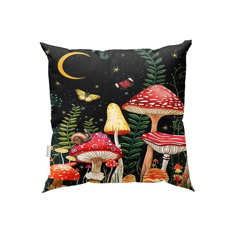 Mystic Mushrooms Cushion Cover - Glova