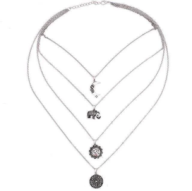 Namaste Multi Layer Necklace - Glova