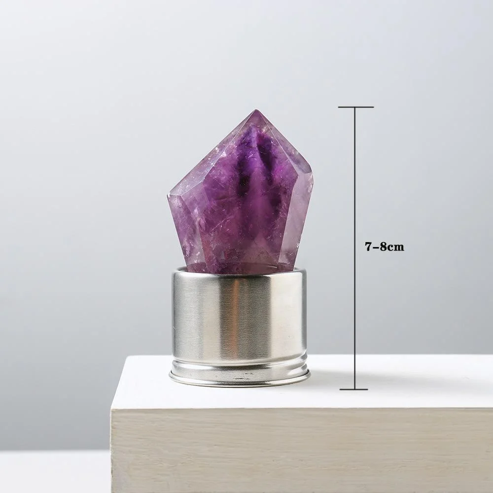 Natural Amethyst Stone Water Bottle - Glova