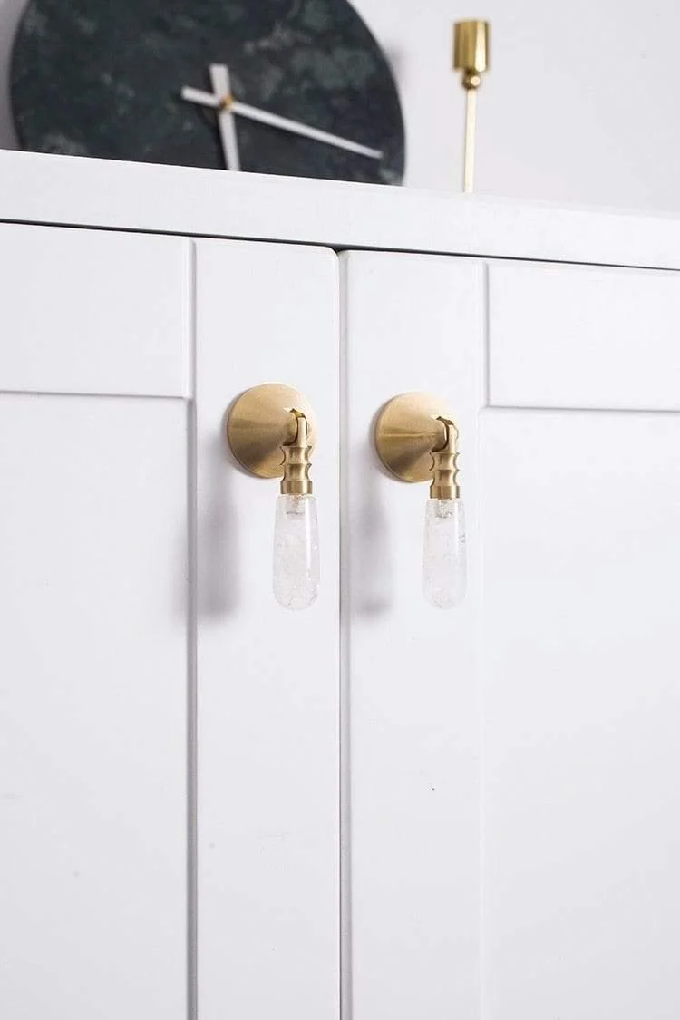 Natural Crystal Cabinet Knob - Glova