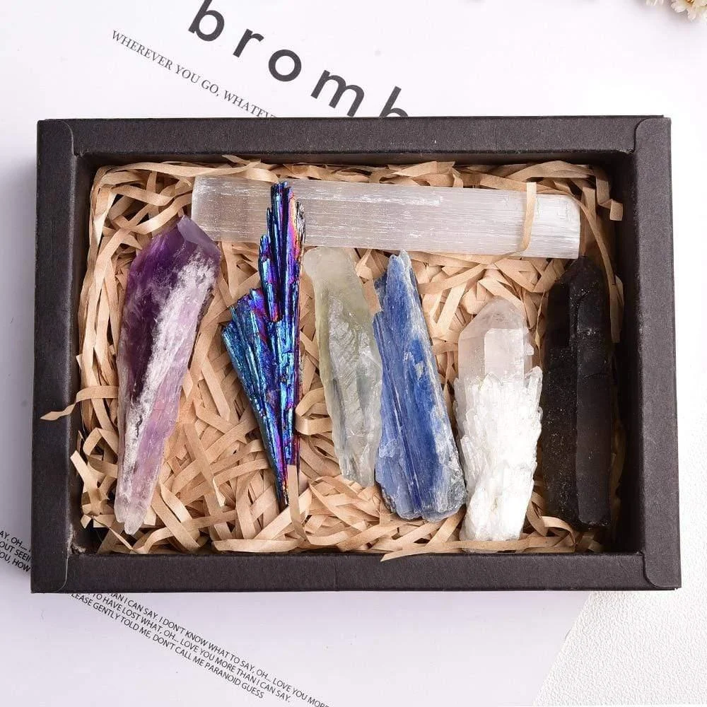 Natural Crystal/ Mineral Specimen Gift Box - Glova