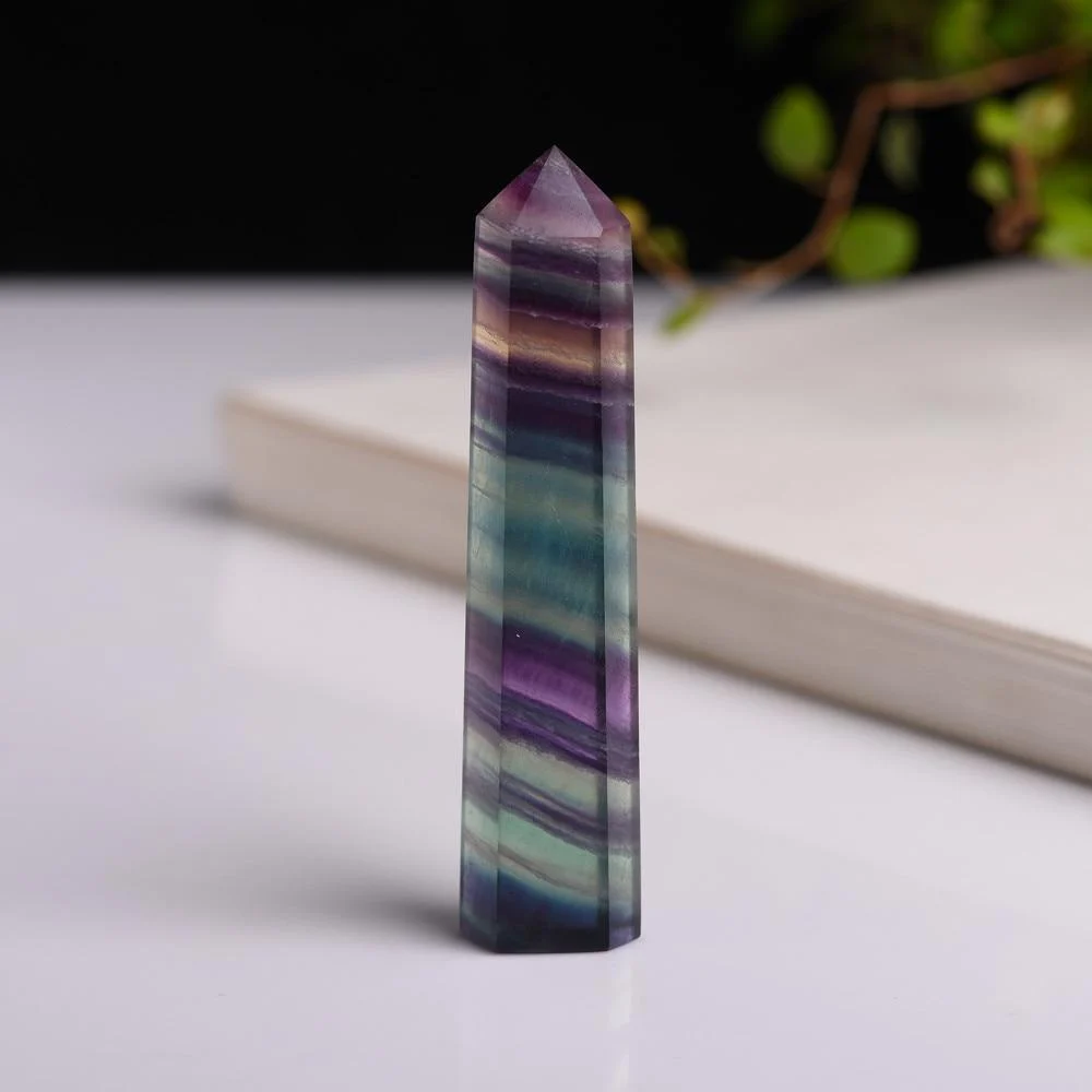 Natural Fluorite Healing Crystal - Glova