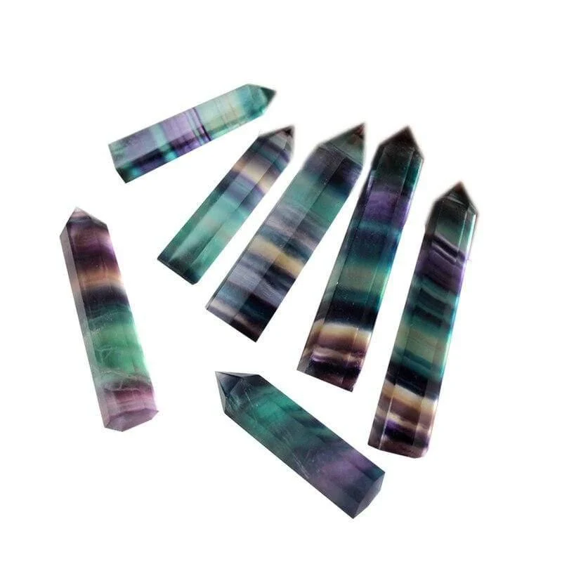 Natural Fluorite Healing Crystal - Glova