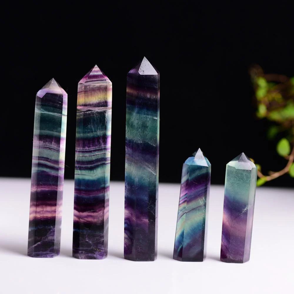 Natural Fluorite Healing Crystal - Glova