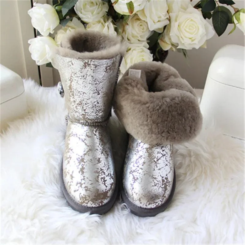 Natural Fur Women Winter Snow Boots - Glova