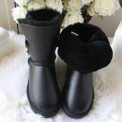 Natural Fur Women Winter Snow Boots - Glova