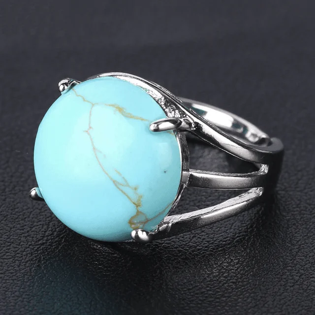 Natural Gemstone Cocktail Ring - Glova