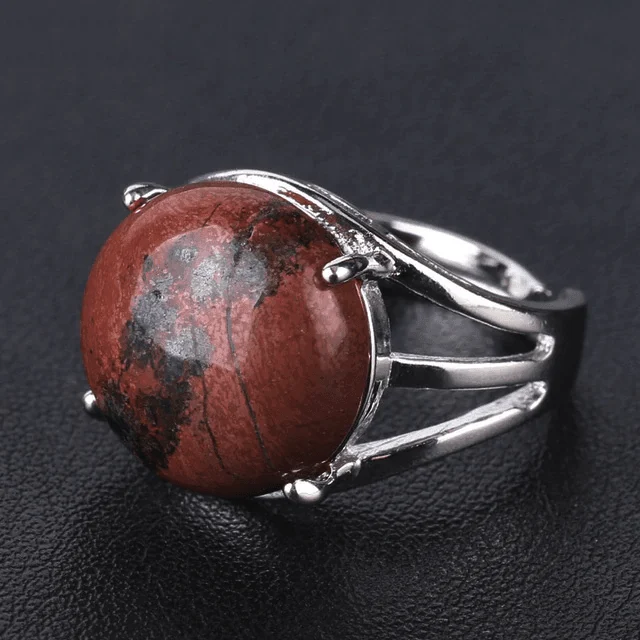 Natural Gemstone Cocktail Ring - Glova