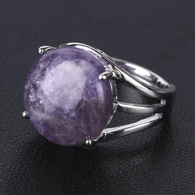 Natural Gemstone Cocktail Ring - Glova