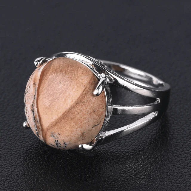 Natural Gemstone Cocktail Ring - Glova