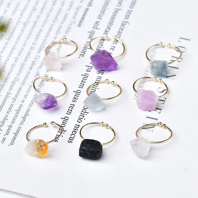 Natural Healing Stone Ring - Glova