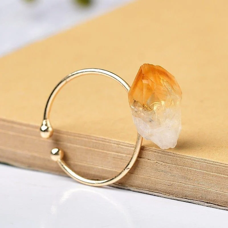 Natural Healing Stone Ring - Glova