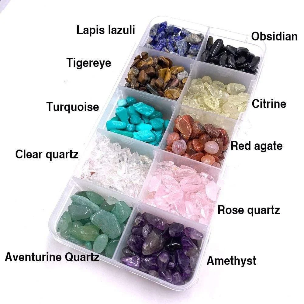 Natural Quartz Stone Healing Crystals Set - Glova