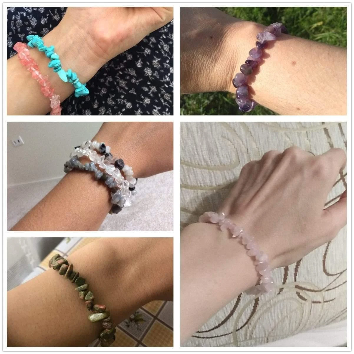 Natural Raw Crystal Bracelets - Glova