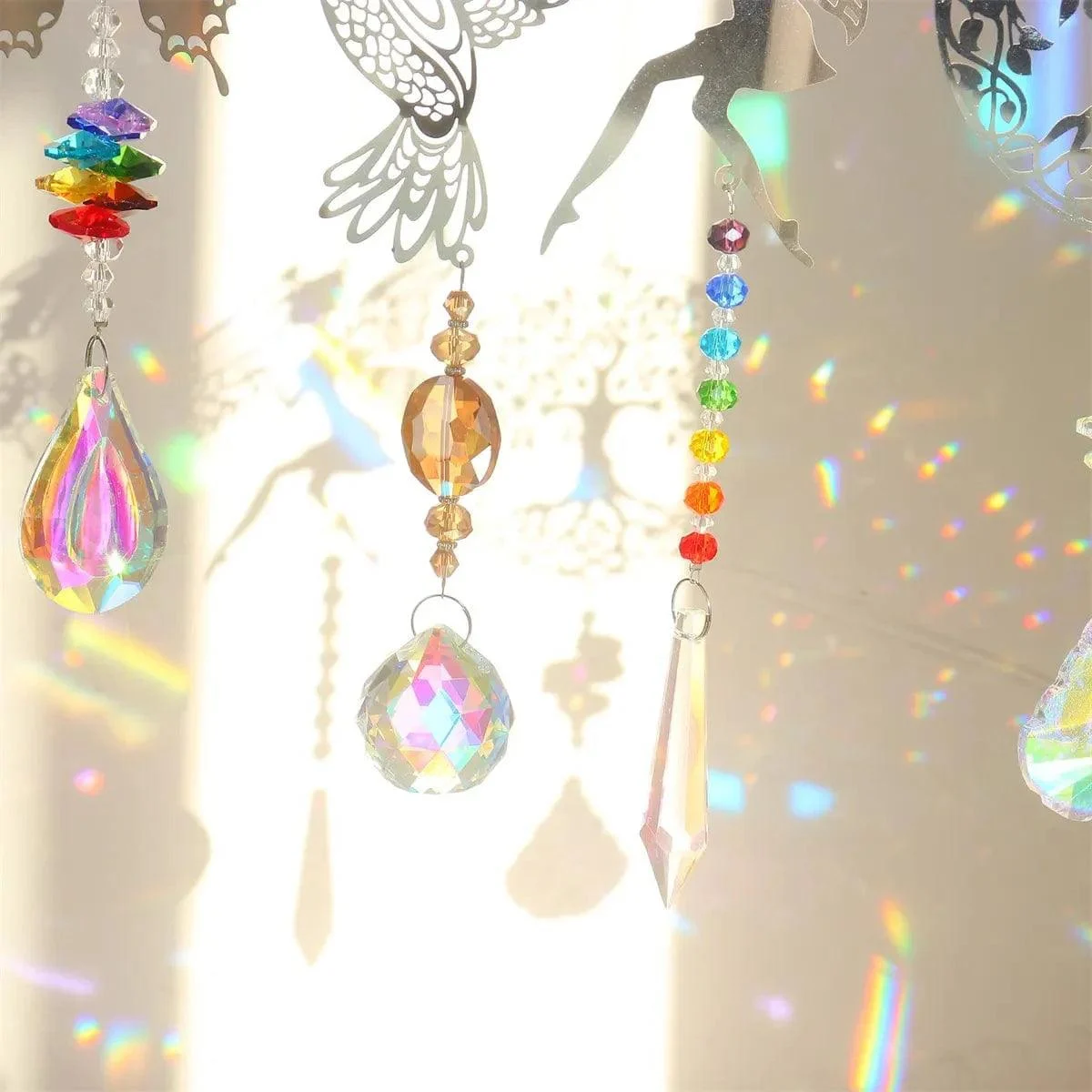 Nature's Dance Crystal Suncatchers - Glova