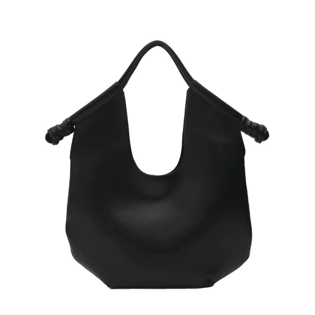 Nava Minimalist Bar Handle Hobo Bags - Glova