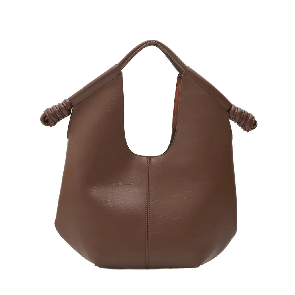 Nava Minimalist Bar Handle Hobo Bags - Glova