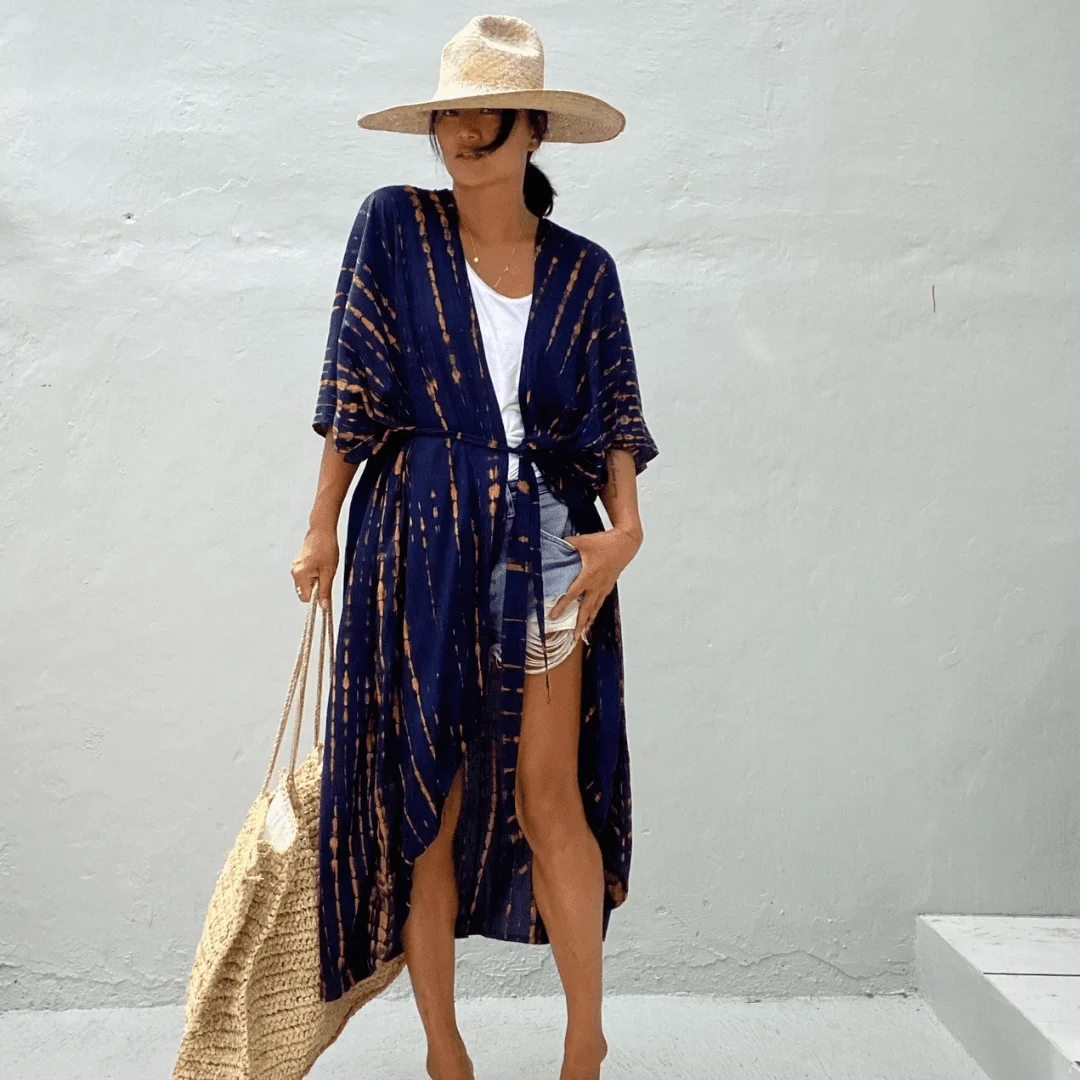 Navy Breeze Kimono - Glova