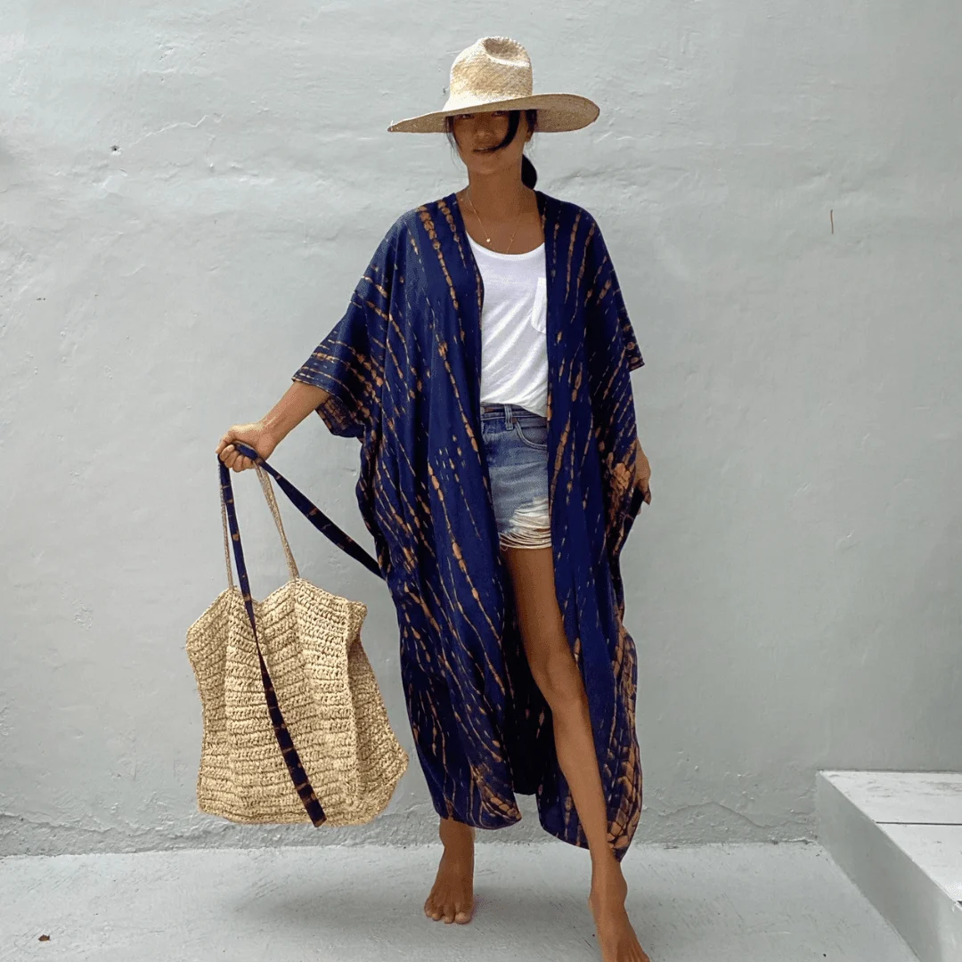 Navy Breeze Kimono - Glova